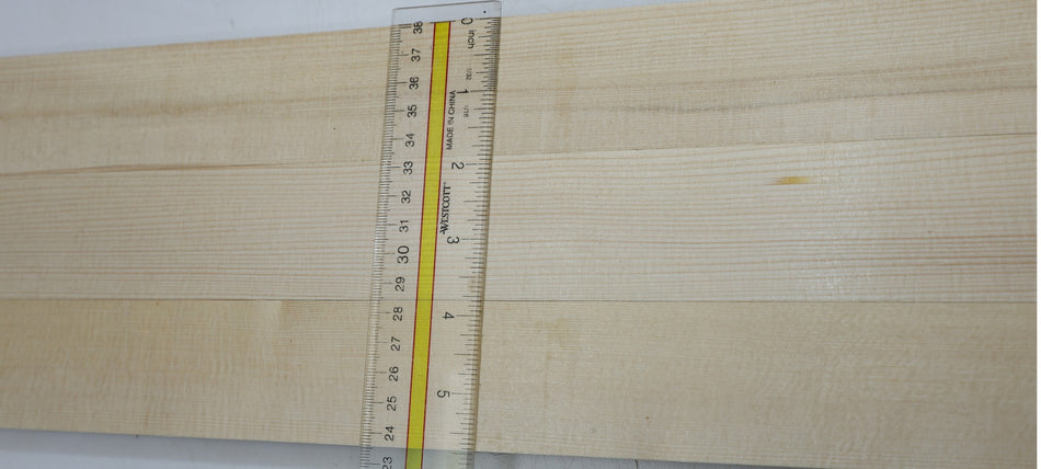 Red Spruce Bracewood, 3 blocks 0.9" x 1.9" x 19.75" - Stock# 6-7231