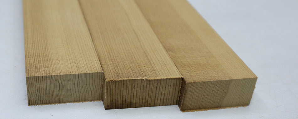 Torrefied Red Spruce Bracewood, 3 blocks 22 * 51 * 500 mm - Stock# 6-7635