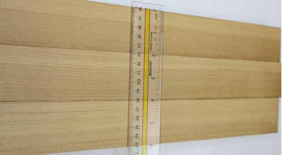 Torrefied Red Spruce Bracewood, 3 blocks 22 * 51 * 500 mm - Stock# 6-7635