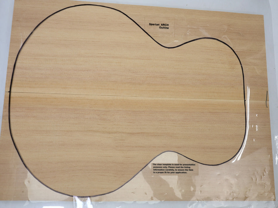 Douglas-Fir Archtop Guitar set, 1.1" thick (Standard 3★) - Stock# 6-7236