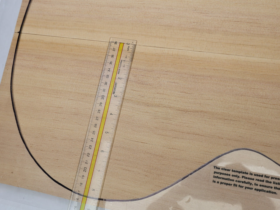 Douglas-Fir Archtop Guitar set, 1.1" thick (Standard 3★) - Stock# 6-7236