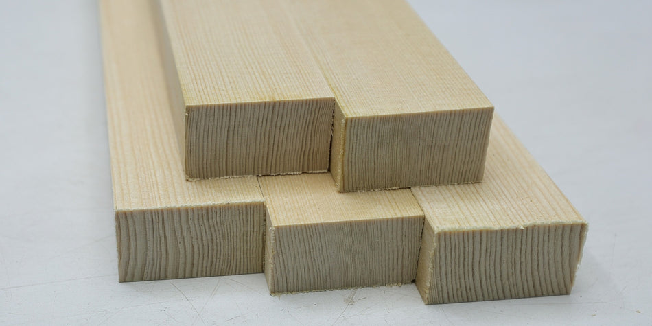 Red Spruce Bracewood, 3 blocks 0.88" x 1.6" x 19.7" - Stock# 6-7241