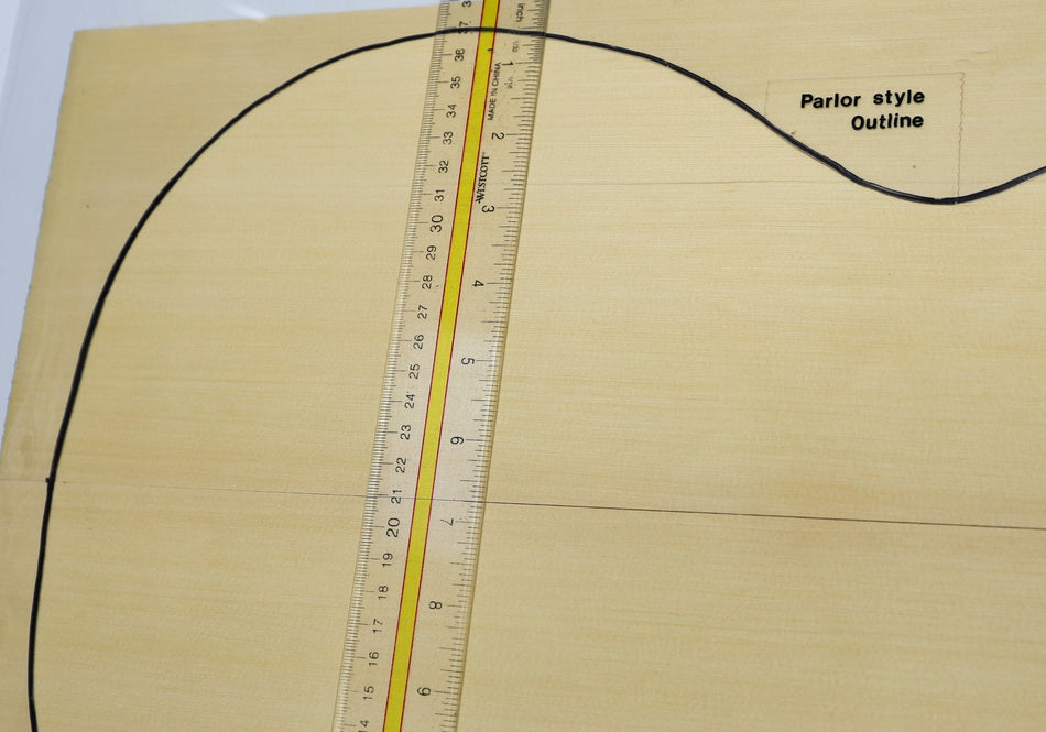 Yellow Cedar Parlor Guitar set, 0.16" thick (+STANDARD) - Stock# 6-7245