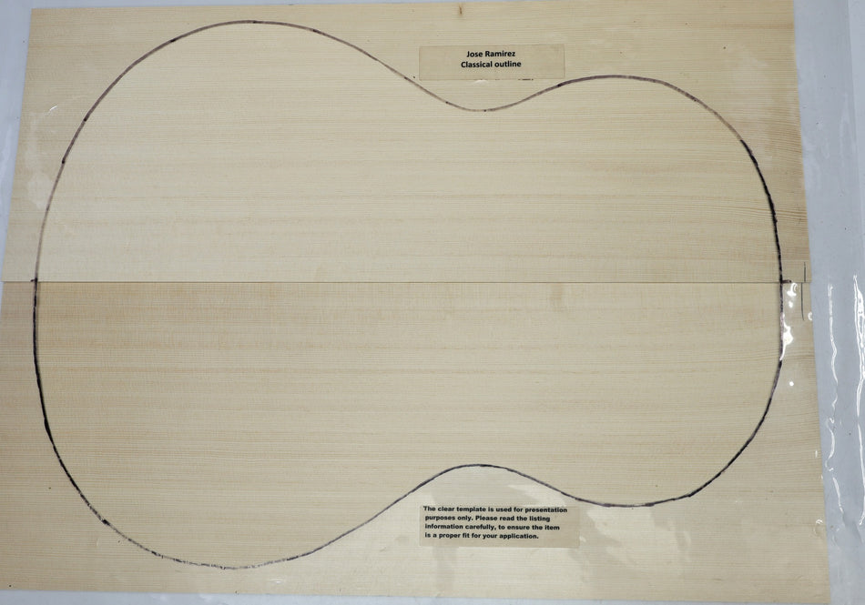 Engelmann Spruce Classical Guitar Set, 0.125" thick (+STANDARD +3★) - Stock# 6-7249