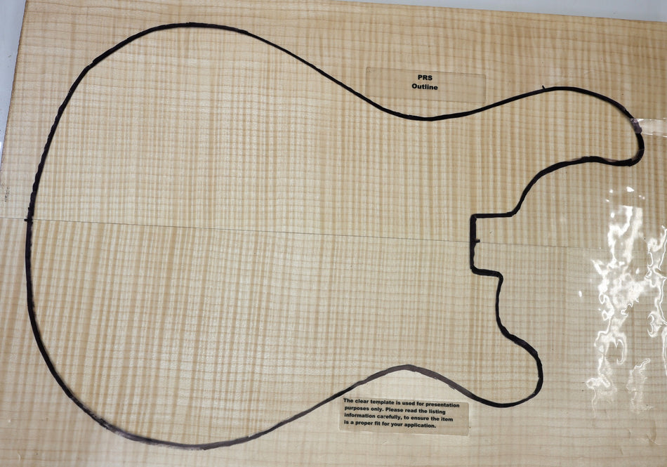 Maple Flame Guitar set, 1" thick (HIGH FIGURE) - Stock# 6-7269
