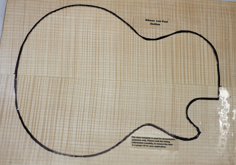 Maple Flame Guitar set, 1" thick (HIGH FIGURE) - Stock# 6-7269