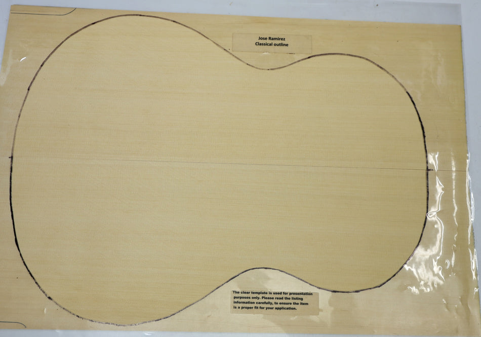 Yellow Cedar Parlor Guitar set, 0.18" thick (HIGH GRADE) - Stock# 6-7279