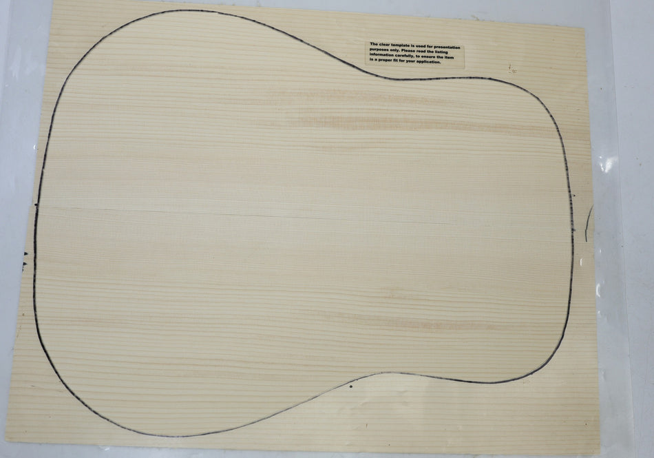 Red Spruce Dreadnought Guitar Set, 0.18" thick (Standard 3★) - Stock# 6-7289
