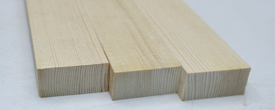 Red Spruce Bracewood, 3 blocks 0.9" x 1.9" x 19.7" - Stock# 6-7296