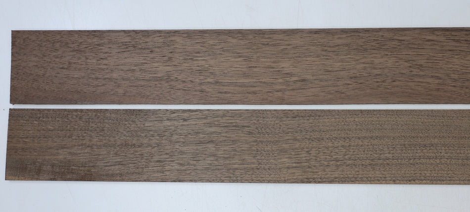 Walnut (Black) Guitar Fingerboard, 2 pieces 22" long, unslotted - Stock# 6-7301