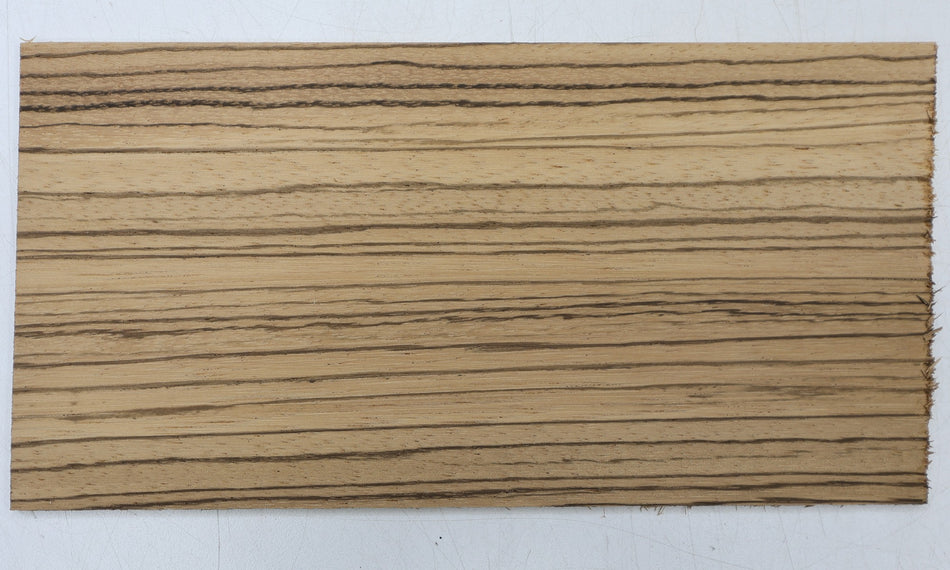 Zebrawood Headstock, 0.14" x 4" x 8" - Stock# 6-7308