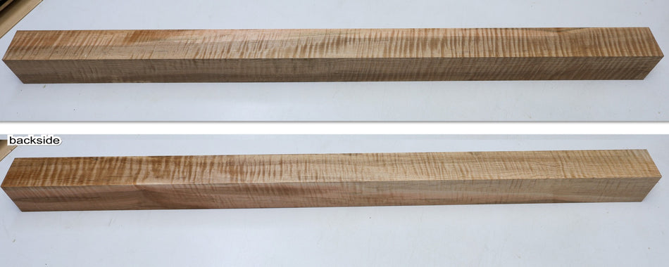 Red Maple Flame Spindle 2.1" x 35" - Stock# 6-7328