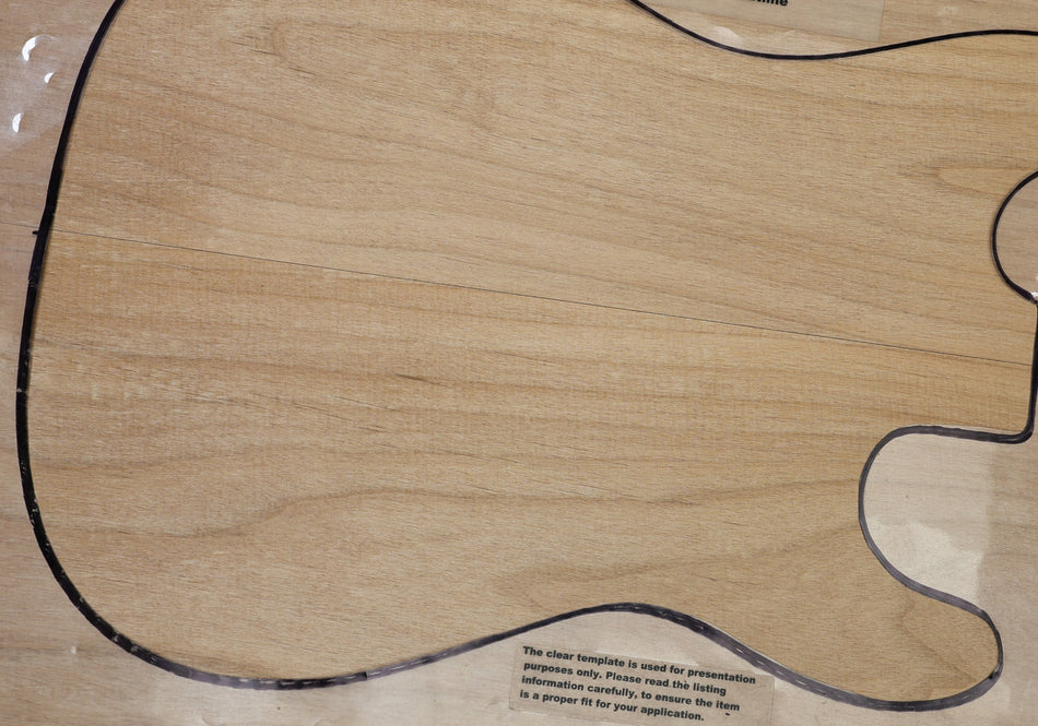 Alder body blank, unglued 2pc, 1.82" thick (HIGH GRADE) - Stock# 6-7353