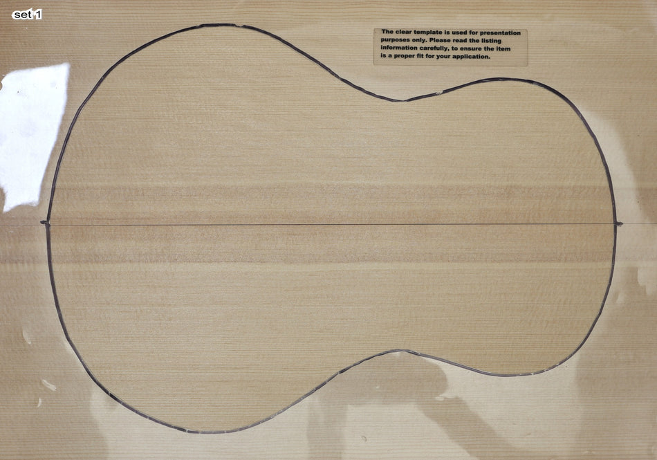 Sitka Spruce Ukulele / Flat Mandolin, 2 Sets 0.15" thick (Professional) - Stock# 6-7368