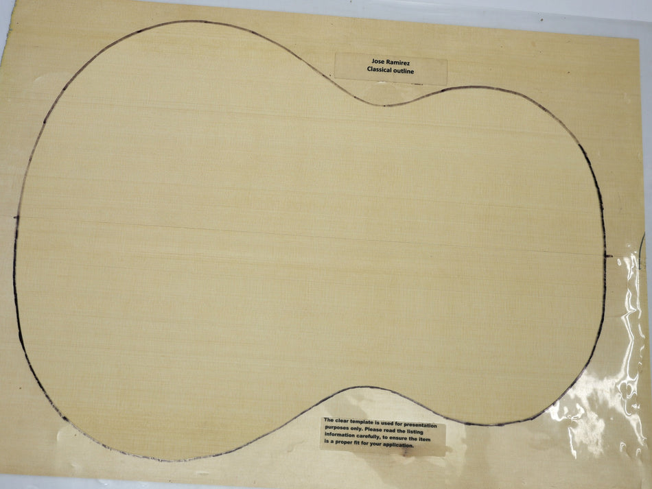Yellow Cedar Classical Guitar Set, 0.18" thick (HIGH GRADE 4★) - Stock# 6-7370