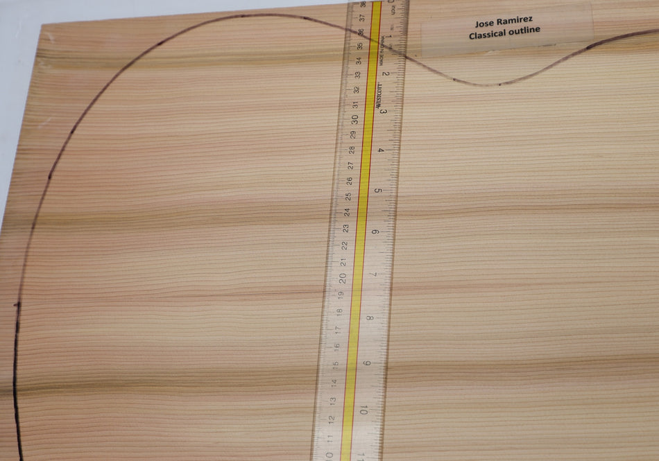 Red Cedar Classical Guitar Set, 0.15" thick (+Factory) - Stock# 6-7373