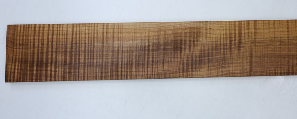 Torrefied Maple Flame Neck Blank 0.9" x 4.25" x 28" (GREAT FIGURE) - Stock# 6-7380