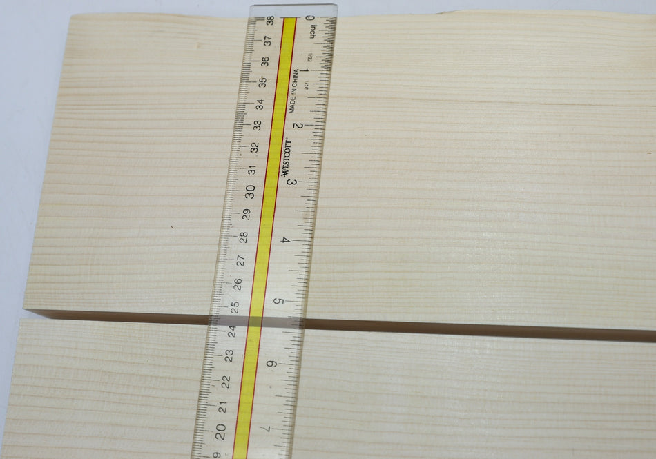 Red Spruce Violin set, 0.95" thick (+STANDARD) - Stock# 6-7382