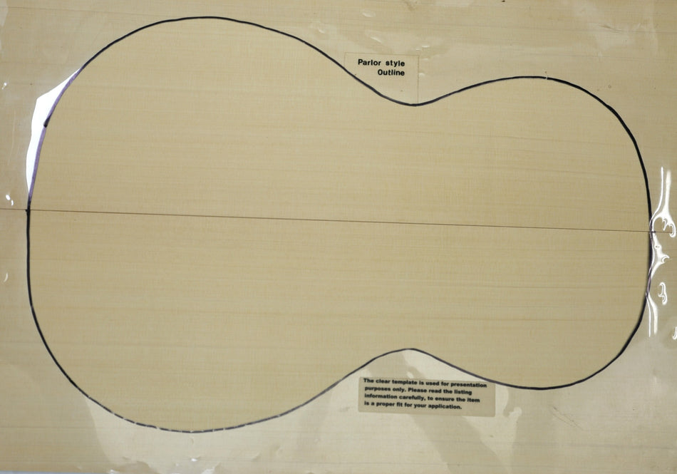Yellow Cedar Parlor Guitar set, 0.18" thick (HIGH GRADE) - Stock# 6-7387