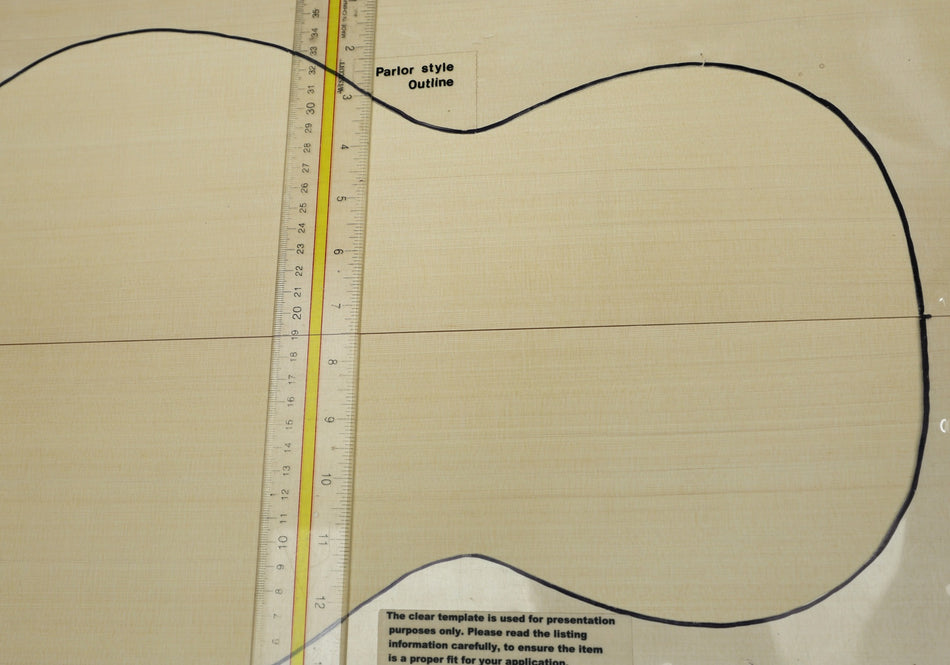 Yellow Cedar Parlor Guitar set, 0.18" thick (HIGH GRADE) - Stock# 6-7387