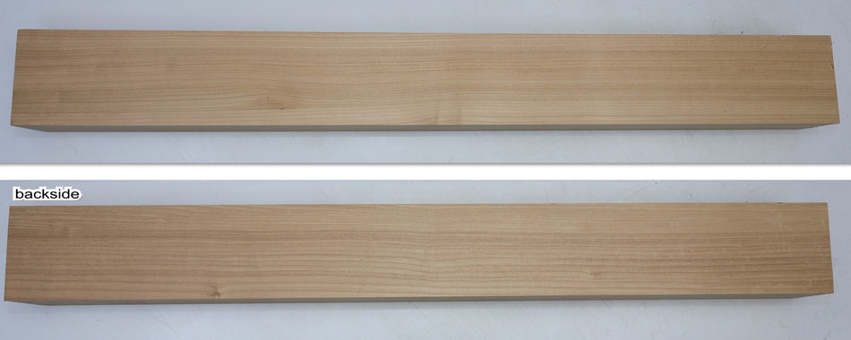 Maple Flame Neck Blank 2.15" x 4" x 35.4" - Stock# 6-7391