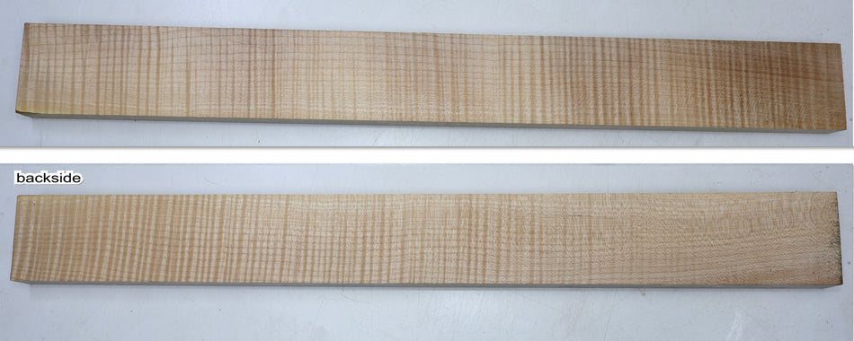 Maple Flame Neck Blank 1" x 3.1" x 29" (HIGH FIGURE) - Stock# 6-7393