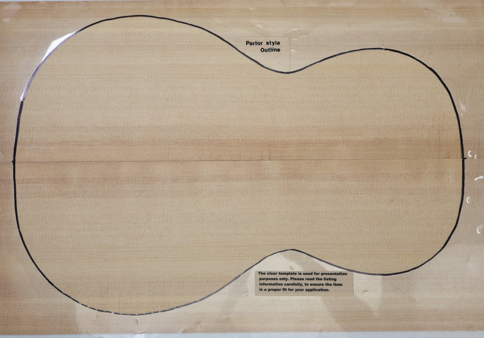 Sitka Spruce Parlor Guitar Set, 0.145" thick (Standard) - Stock# 6-7403
