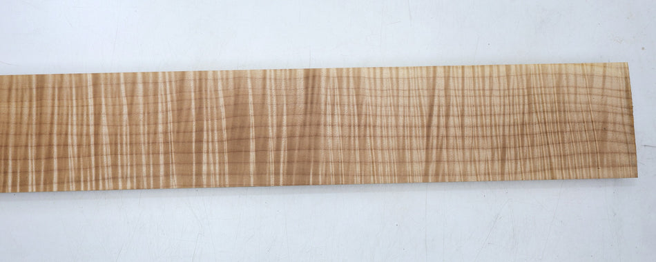 Maple Flame Neck Blank 1.15" x 4" x 29.5" (+HIGH FIGURE +4★) - Stock# 6-7413