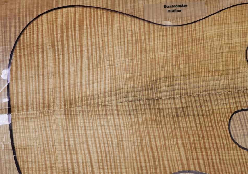 Maple Flame Guitar set, 0.28" thick (PREMIUM FIGURE) - Stock# 6-7414