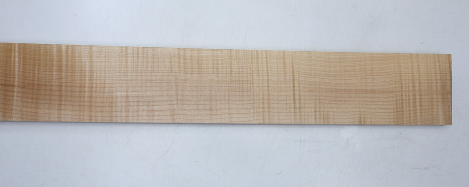 Maple Flame Neck Blank 0.95" x 4.5" x 35.3" (Great Figure) - Stock# 6-7436