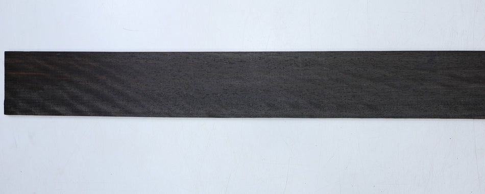 Ebony Bass Guitar Fingerboard, 0.31" x 2.8" x 27.8" long, unslotted - Stock# 6-7442
