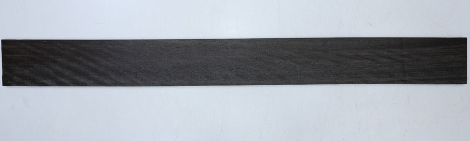 Ebony Bass Guitar Fingerboard, 0.31" x 2.8" x 27.8" long, unslotted - Stock# 6-7442
