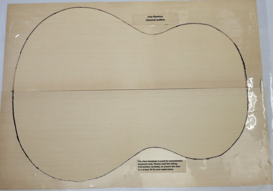 Engelmann Spruce Classical Guitar Set, 0.16" thick (HIGH GRADE 4★) - Stock# 6-7451