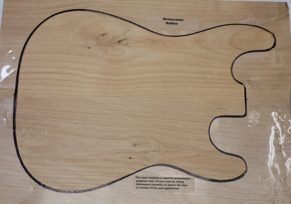 Alder body blank, unglued 2pc, 1.8" thick (2nd) - Stock# 6-7452