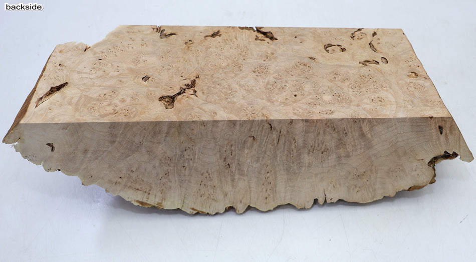 Maple Burl Cap 15" x 6" x 4.5" (HIGH FIGURE) - Stock# 6-7454