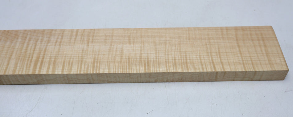 Maple Flame Neck Blank 1" x 4.2" x 35.2" (Great Figure) - Stock# 6-7459