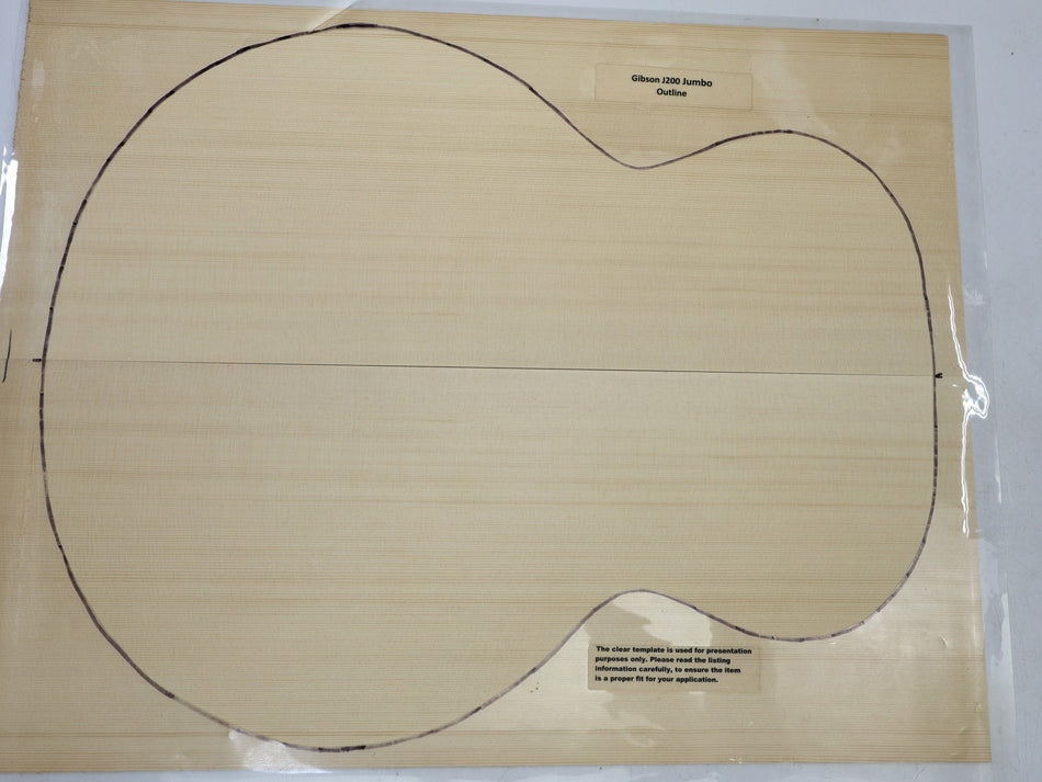 Engelmann Spruce Jumbo Guitar Set, 0.16" thick (+STANDARD +3★) - Stock# 6-7468