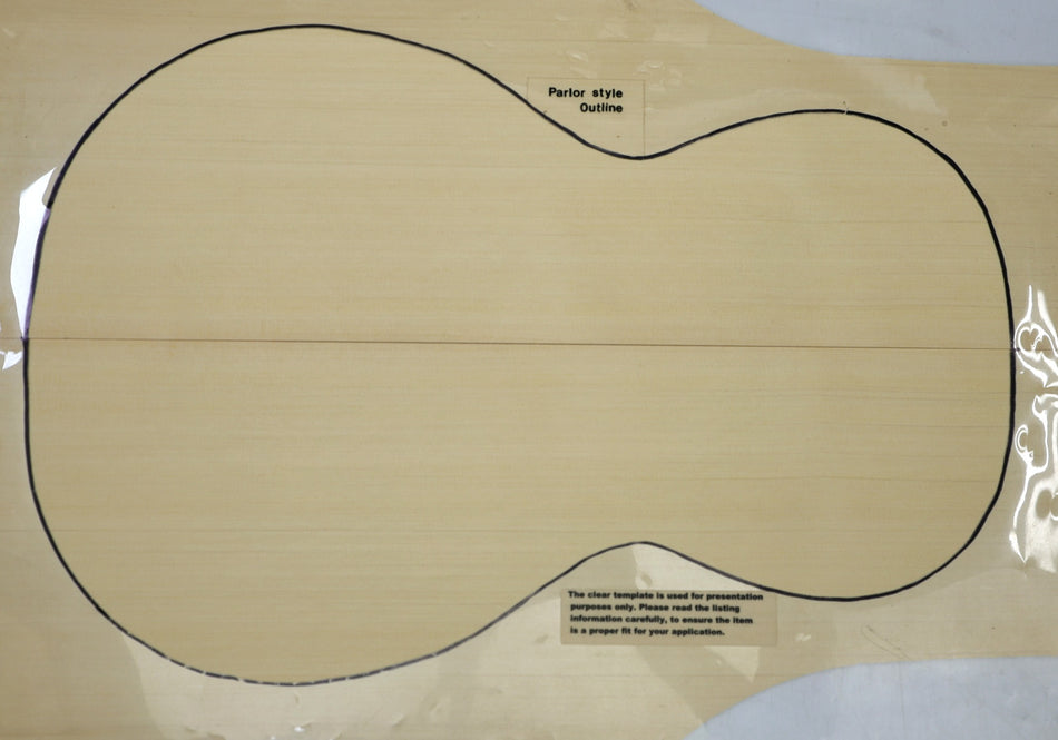 Yellow Cedar Parlor Guitar set, 0.19" thick (HIGH GRADE) - Stock# 6-7470