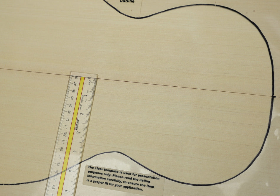 Yellow Cedar Parlor Guitar set, 0.19" thick (HIGH GRADE) - Stock# 6-7470