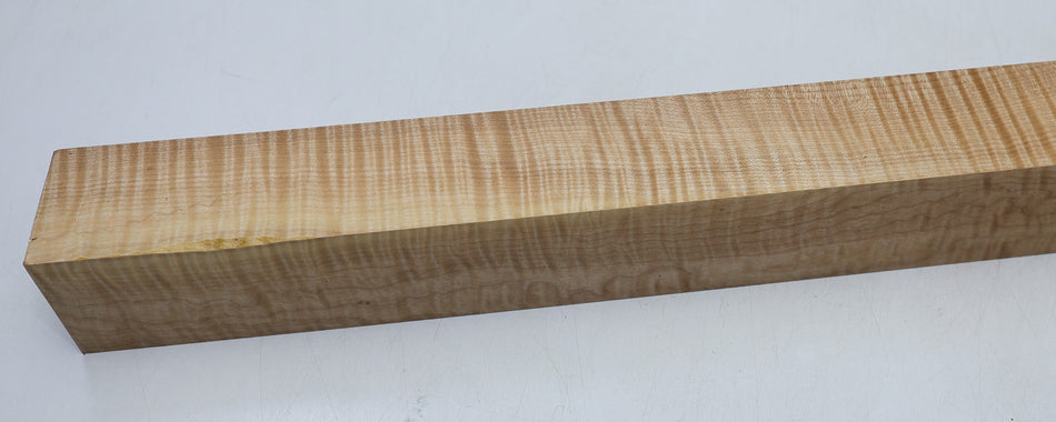 Maple Flame Spindle Square 2" x 18.5" (HIGH FIGURE) - Stock# 6-7475