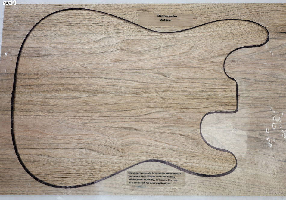 2 matched Walnut (Butternut) Guitar sets, 0.27" thick - Stock# 6-7476