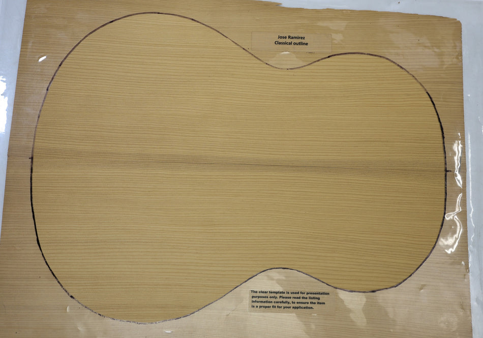 Torrefied Red Spruce Classical Guitar Set, 0.15" thick (HIGH GRADE 4★) - Stock# 6-7479