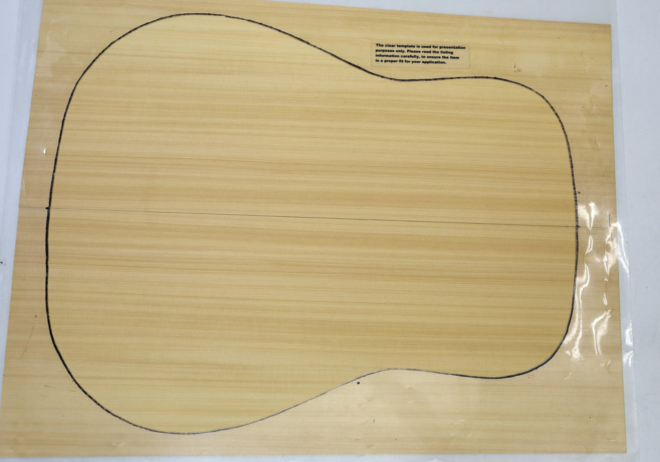 Yellow Cedar Dreadnought Guitar Set, 0.19" thick (Professional) - Stock# 6-7482