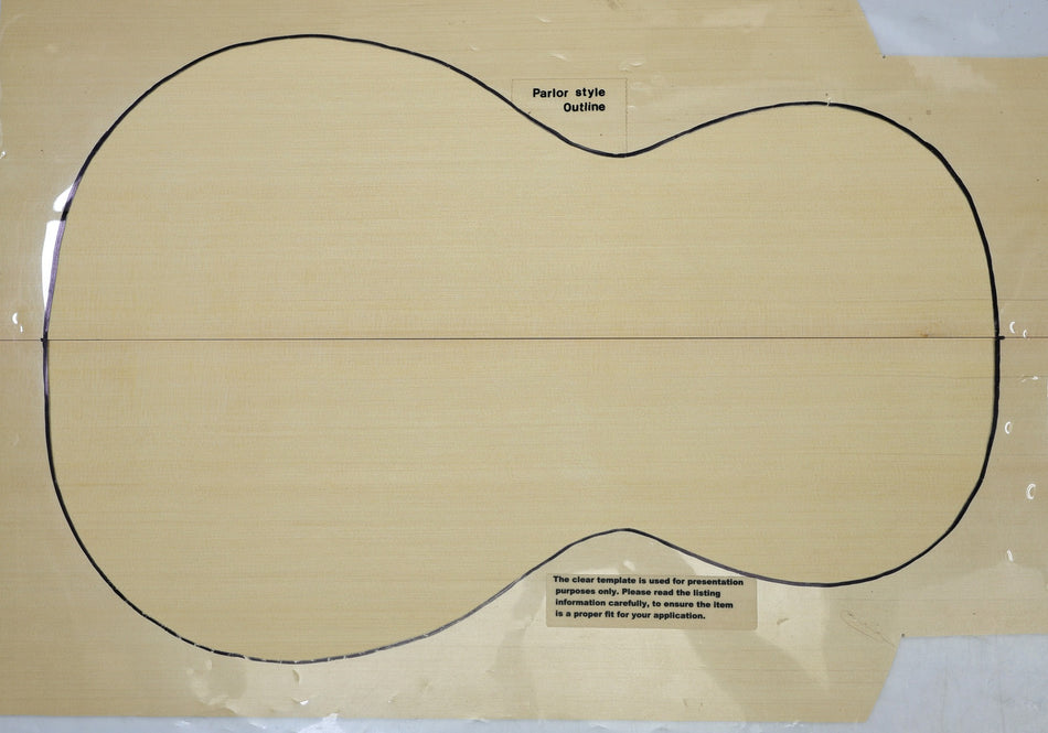 Yellow Cedar Parlor Guitar set, 0.19" thick (HIGH GRADE) - Stock# 6-7500