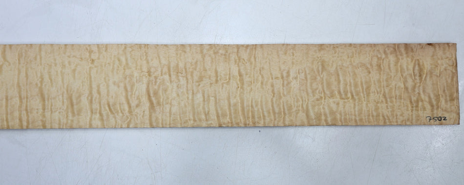Maple Quilt Fingerboard, 22.7" long, unslotted (HIGH FIGURE) - Stock# 6-7502