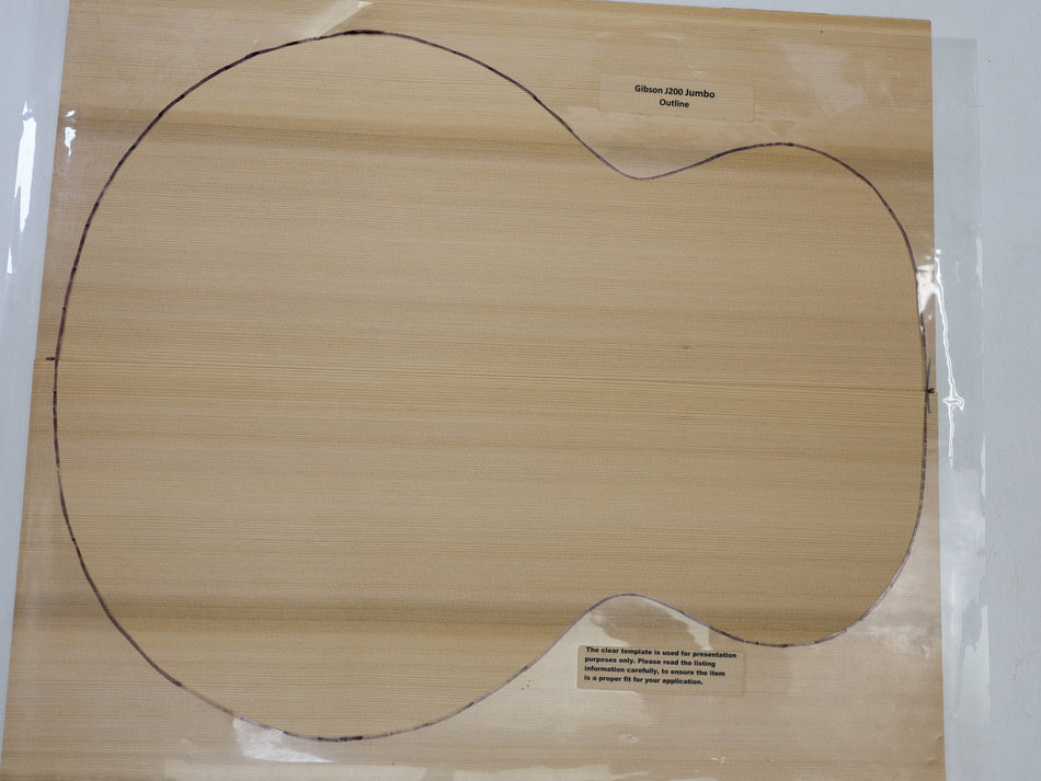Red Cedar Jumbo Guitar Set, 4.6mm thick (Professional) - Stock# 6-7508