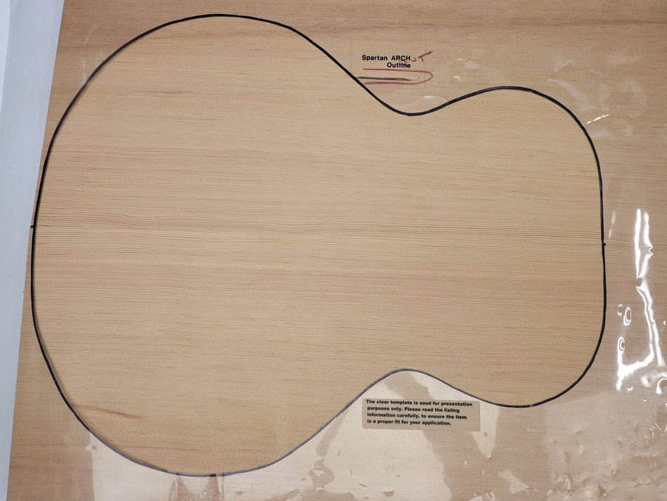 Douglas-Fir Archtop Guitar set, 27.9mm thick (+Professional) - Stock# 6-7513