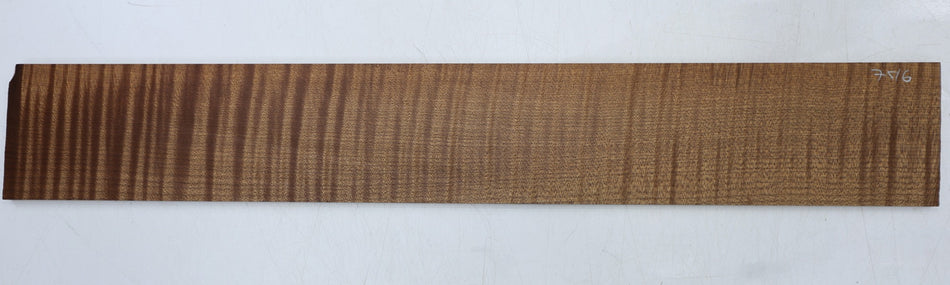 Torrefied Maple Flame Fingerboard, 508 mm long, unslotted (Great Figure) - Stock# 6-7516