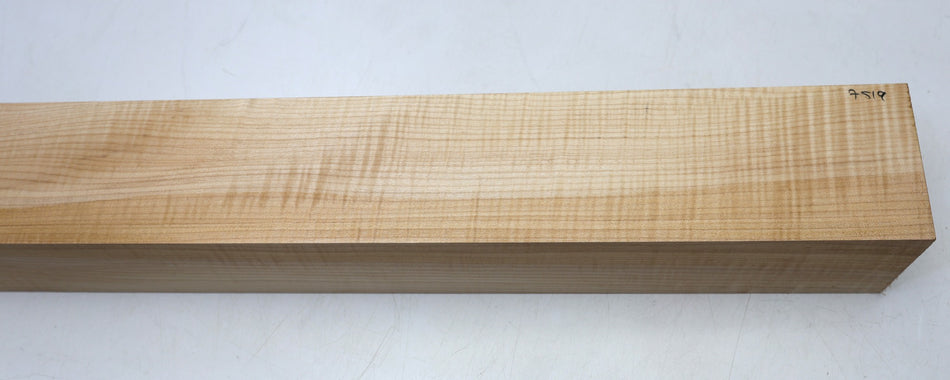 Maple Flame Block 78.5 x 90.5 x 610 mm - Stock# 6-7519