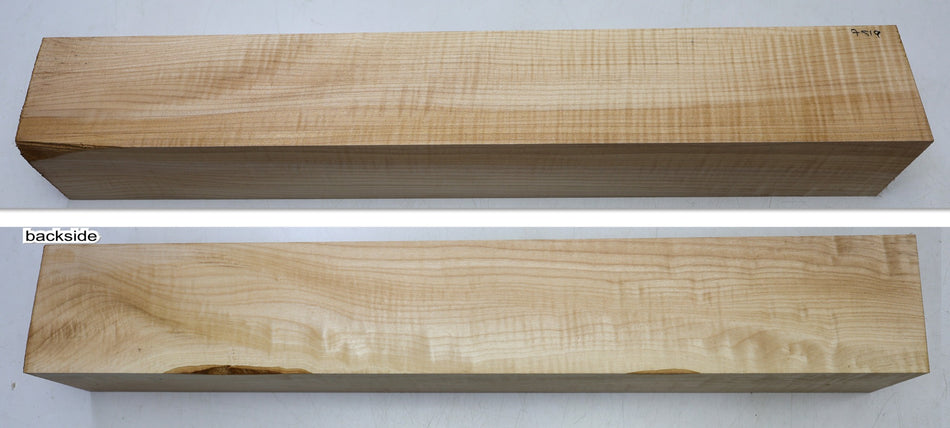 Maple Flame Block 78.5 x 90.5 x 610 mm - Stock# 6-7519